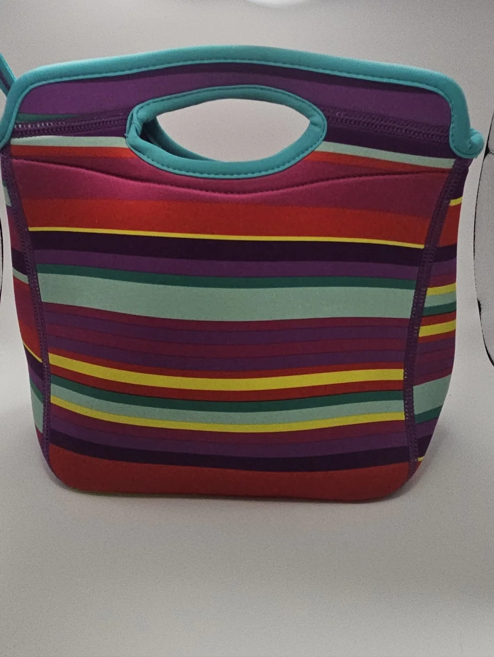 Artic Zone L.N.C.H. Striped Neoprene Insulated Lunch Bag / Cooler